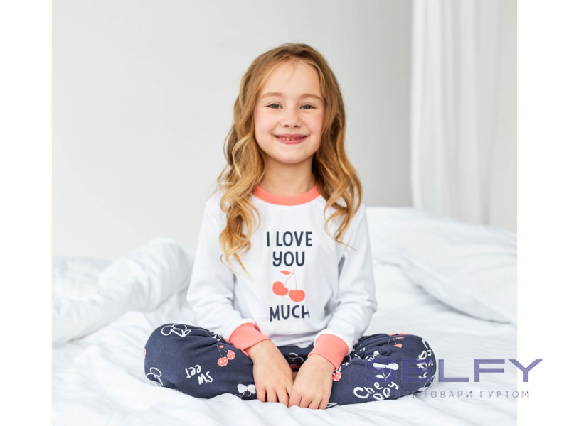 Піжама Bembi  ПЖ53 біло-синій 80-146, Фото 17