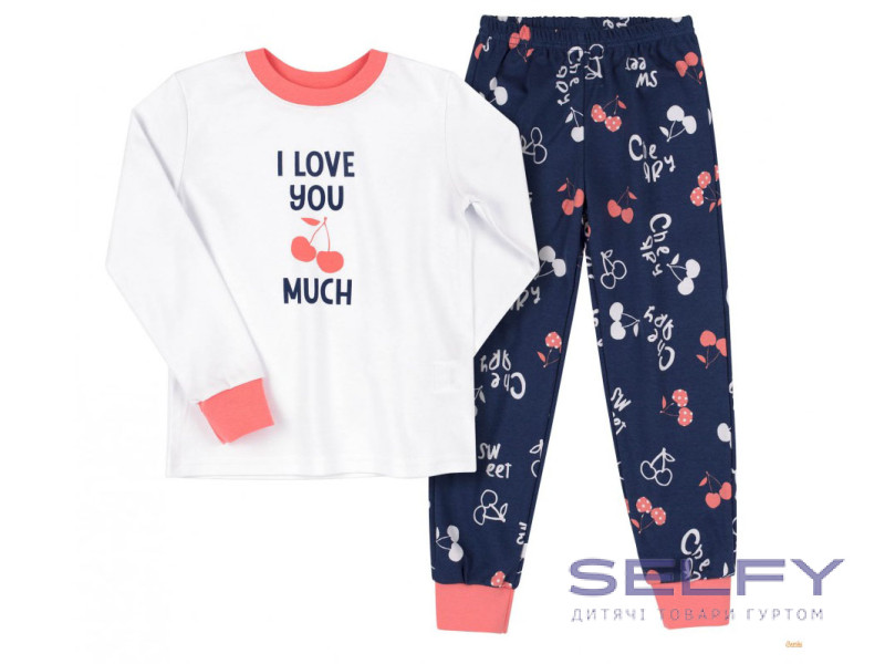 Піжама Bembi  ПЖ53 біло-синій 80-146, Фото 10