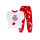 Пижама Bembi ПЖ53 бело-красный 80-146