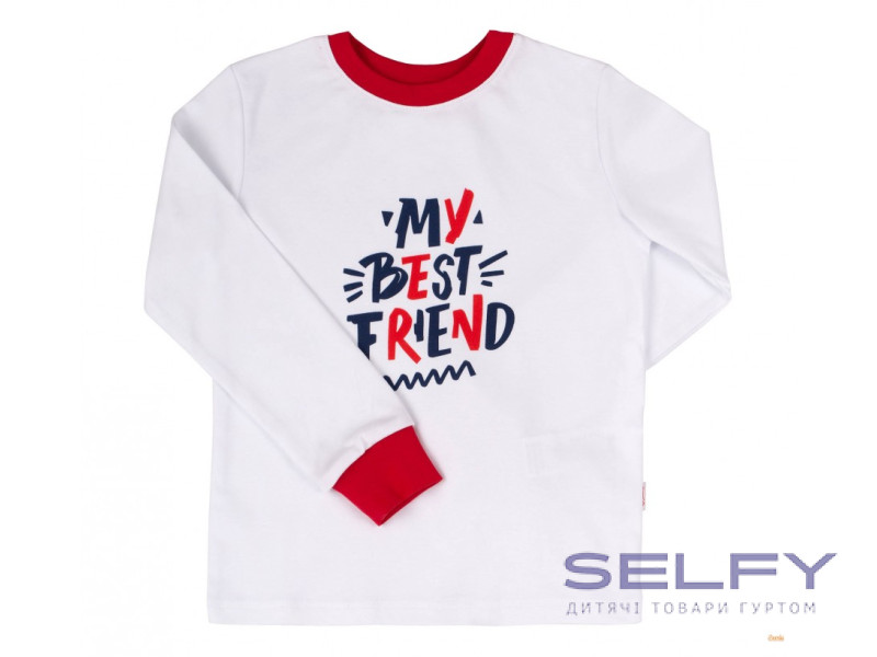 Піжама Bembi  ПЖ53 біло-червоний 80-146, Фото 11