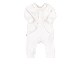 Комбінезон для хрещення Bembi КБ137 молочний 56-62