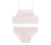 Комплект(майка, трусики) Bembi КП263 біло-червоний 116-158