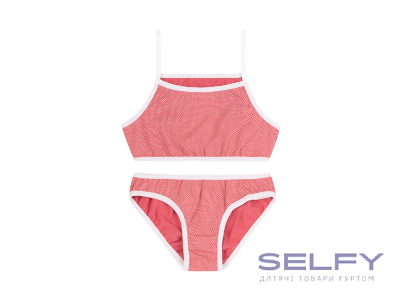 Комплект(майка, трусики) Bembi КП263 красный 116-158, Фото 1