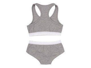 Комплект(майка, трусики) Bembi КП265 серый 128-158