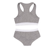 Комплект(майка, трусики) Bembi КП265 серый 128-158