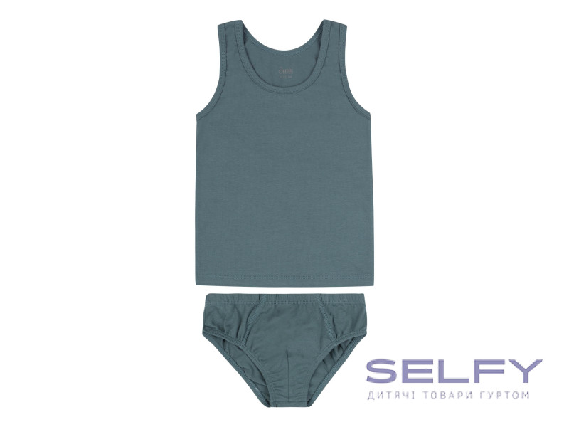 Комплект(майка, трусики) Bembi КП269 бирюза 80-158, Фото 1