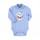 Боди Bembi БД107 меланж-голубой 74-92