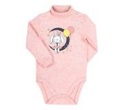 Боди Bembi БД107 меланж-розовый 74-92