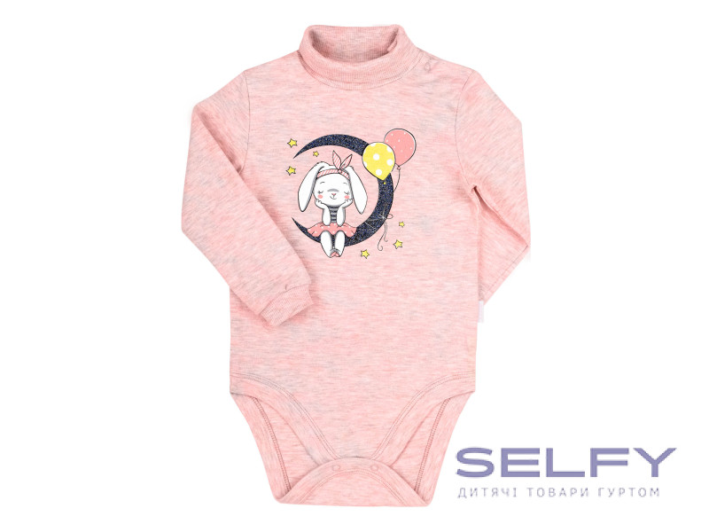 Боді Bembi БД107 меланж-рожевий 74-92, Фото 4