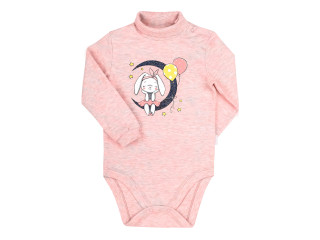 Боди Bembi БД107 меланж-розовый 74-92