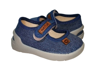 Denny 18-25 синій, сіра підошва