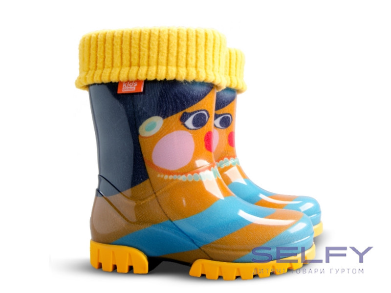 Резиновые сапожки Twister Lux print жасмин 28-35, Фото 1