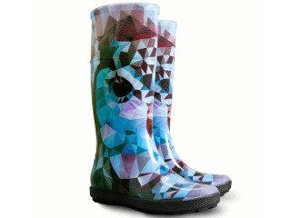 Резиновые сапоги Hawai lady exclusive сова 36-41 (без носка)