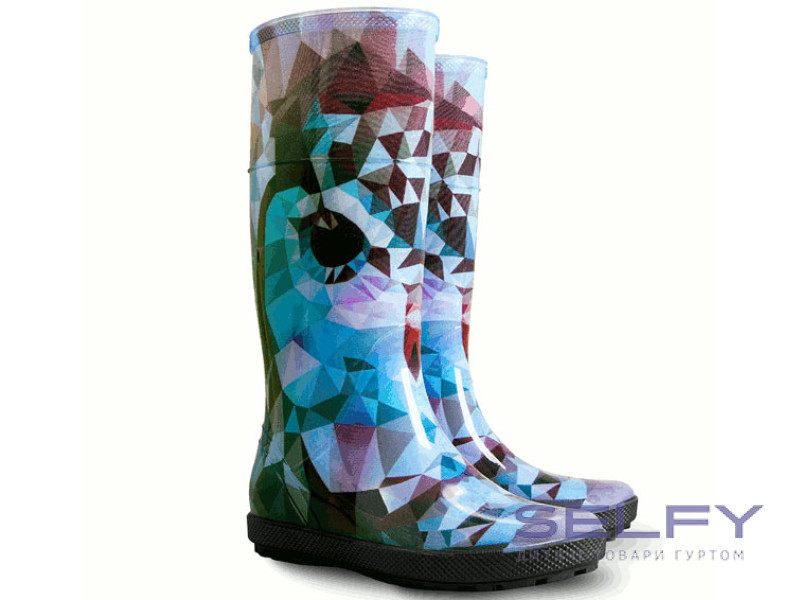 Резиновые сапоги Hawai lady exclusive сова 36-41 (без носка), Фото 1