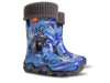 Резинові чобітки Stormer lux print exclusive синій мото 20-27, Фото 5