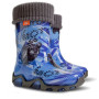 Резинові чобітки Stormer lux print exclusive синій мото 20-27
