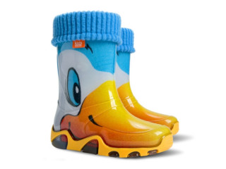 Резинові чобітки Stormer lux print качка 20-27