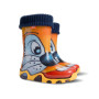 Резиновые сапожки Stormer lux print рыжий, кот 28-35