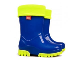 Резинові чобітки Twister fluo синій 20-27
