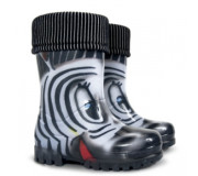 Резинові чобітки Twister Lux print, зебра 20-27