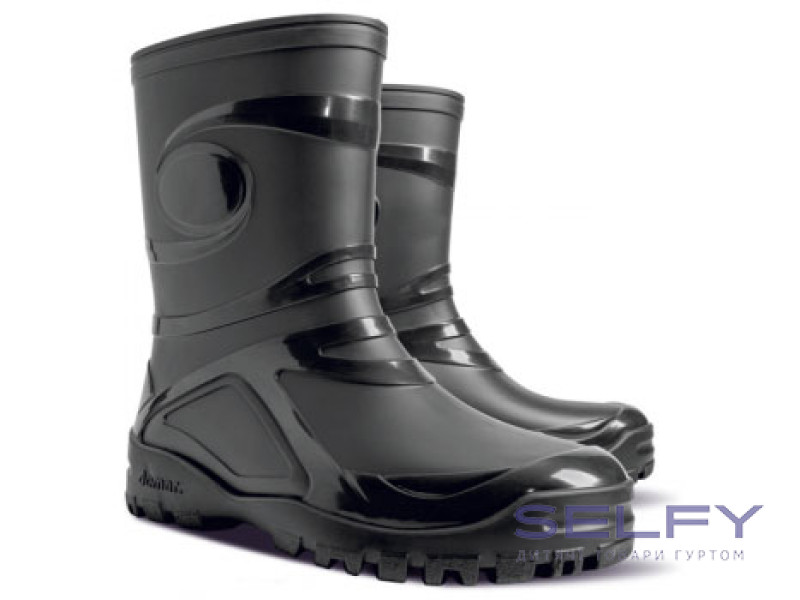 Резинові чобітки Young 2 black чорний 36-42 (без шкарпетки), Фото 1