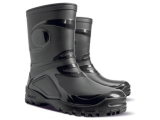 Резиновые сапожки Young 2 black черный 36-42 (без носка)