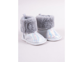 Пінетки дитячі Yoclub OBO-0190G silver 0-12 міс.
