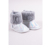 Пинетки детские Yoclub OBO-0190G silver 0-12 мес.