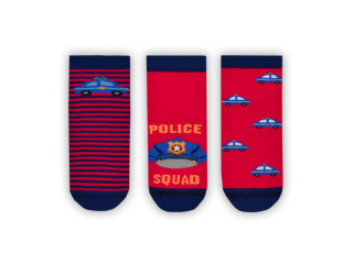 Шкарпетки MasterStep 4001 поліція червоний (11-28)