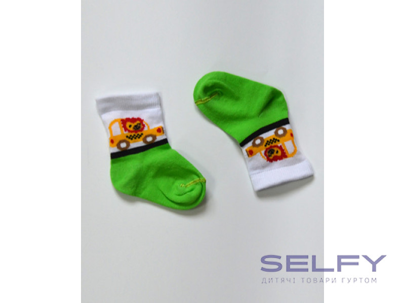 Шкарпетки MasterStep 4031 зелений, лев таксист (11-25), Фото 1