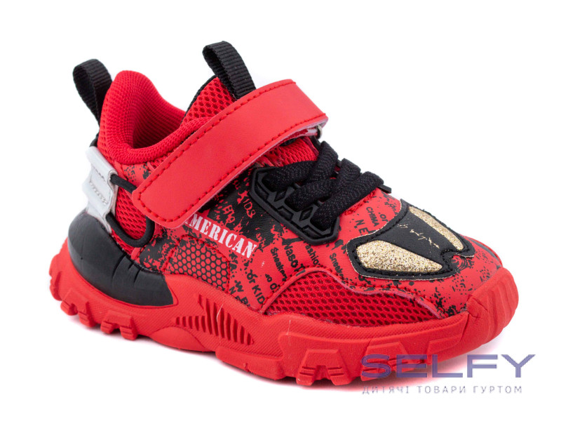 Кросівки дитячі American Club BD 08/21 червоний 22-26, Фото 1