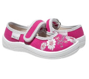 Алина 24-30 розовая, белые ромашки.