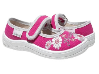 Алина 24-30 розовая, белые ромашки.