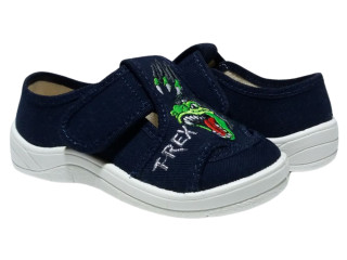 Миша 24-30 синий, динозавр