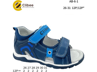 Босоніжки дитячі Clibee AB-6-1 blue-blue 26-31
