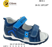 Босоножки детские Clibee AB-6-1 blue-blue 26-31