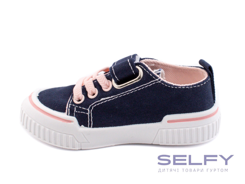 Кеды детские Clibee BA-8 blue-pink 21-26, Фото 3