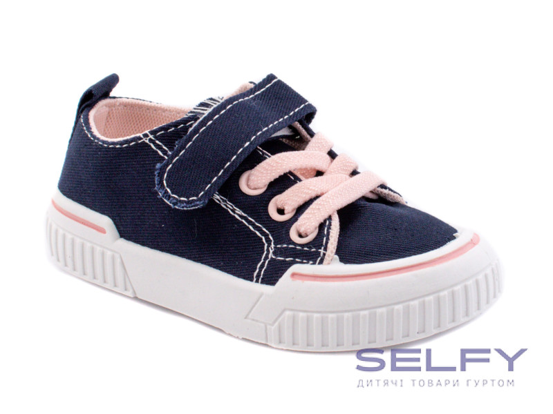 Кеды детские Clibee BA-8 blue-pink 21-26, Фото 1