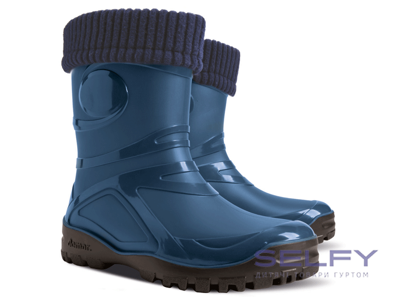 Резинові чобітки Young 2 fur a синій 36-42, Фото 1