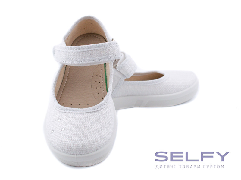 Diana 26-32 світло-сірий, біла підошва, Фото 3