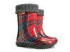 Резиновые сапожки Hawai Lux print красная клетка 28-35, Фото 5