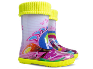 Резинові чобітки Hawai Lux print exclusive хіппі 20-27