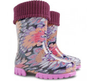 Резиновые сапожки Twister Lux print павлин 20-27