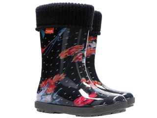 Резиновые сапожки Hawai Lux print цветы 20-27