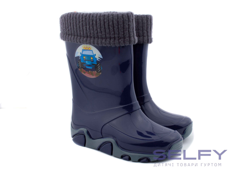 Резинові чобітки Stormer lux синій 28-35, Фото 1