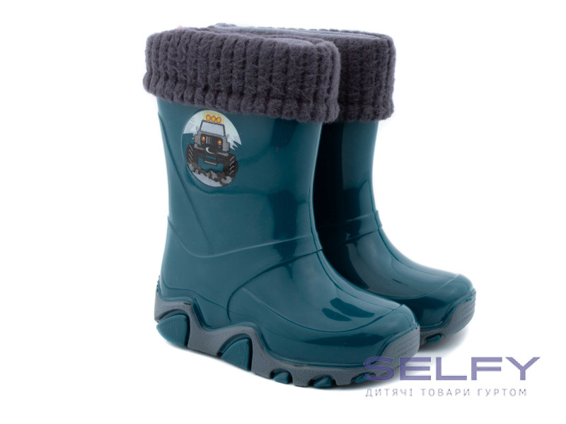 Резиновые сапожки Stormer lux зеленый 28-35, Фото 1