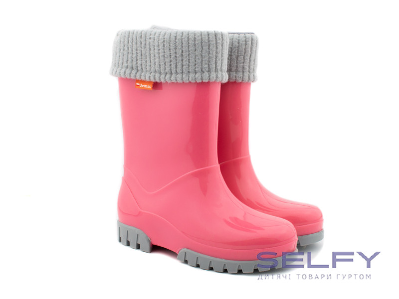 Резинові чобітки Twister Lux світло-рожевий 20-27, Фото 1