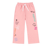 Штани Bembi  ШР807 рожевий друк 104-158