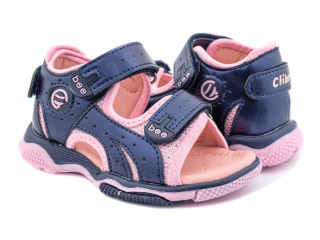 Босоножки детские Clibee A-8 d blue-pink (peach) 25-30