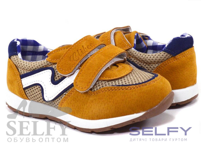 Кросівки дитячі Clibee K309A camel-white 26-31, Фото 1